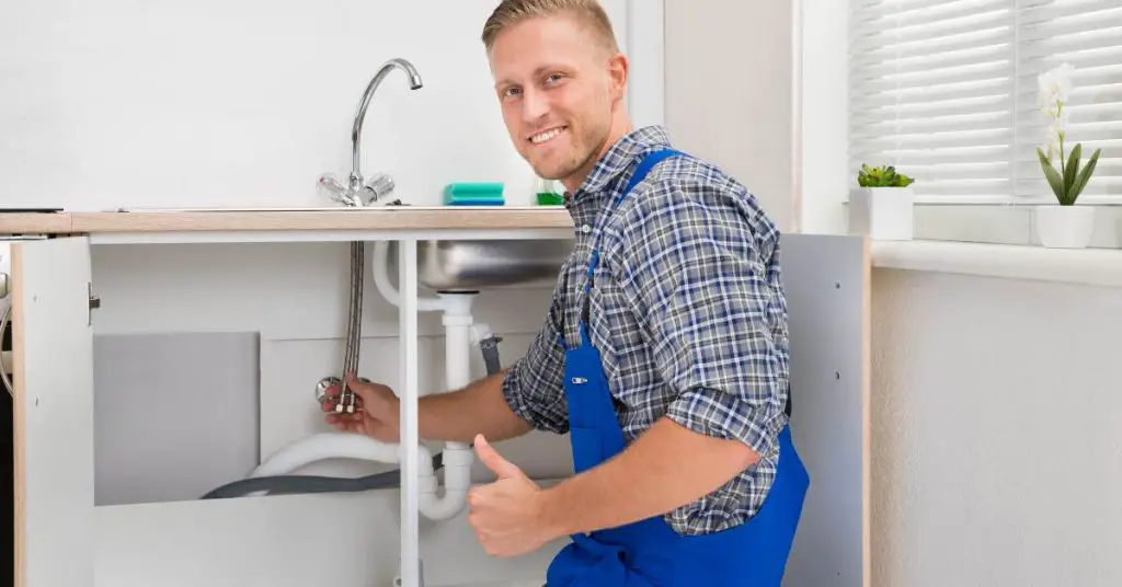 A plumber from Kent is skilled at repairing sinks.
