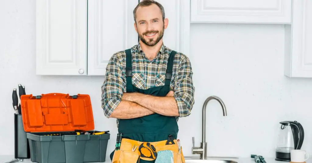 One of the plumbers from Ashford Plumbing and Heating company.